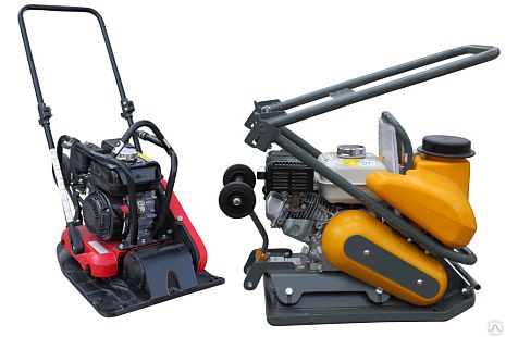 Виброплита прямоходная DDE VP90-HK (Honda GX160.5,5 л.с, плита 530х500 мм,650 кв.м./час, 92 кг. колеса)