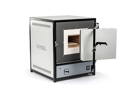 Камерная печь с подъемом двери вверх СНОЛ 120/12-И1-ДВ 18 кВт до 1250 С' 400х800х400 мм огнеупоры