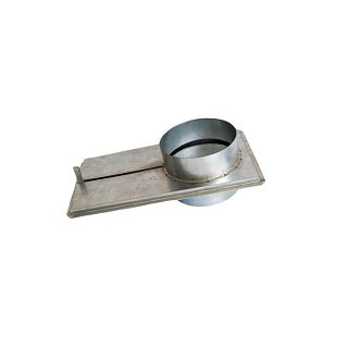 Шибер прямоугольный 400х400 мм