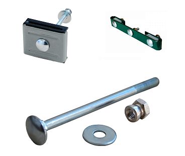 Набор креплений для панельного ограждения 3d №2