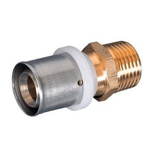 Пресс-фитинг с переходом на наружную резьбу 20x3/4" PN 16