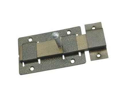 Задвижка дверная ЗД-02 цинк Кунгур