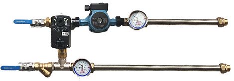 Смесительный узел для охлаждения SUow3-1,6 Стандарт, с гибкой подводкой