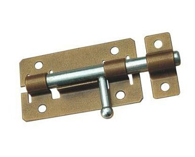 Задвижка дверная ЗД-01 цинк Кунгур