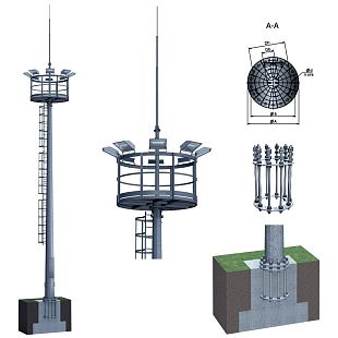Молниеприемный стержень 3,5 м STZ13500