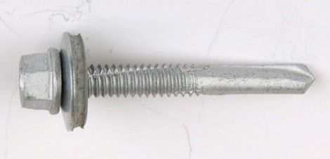 Саморез с EPDM шайбой для крепления профилированных листов к металлоконструкциям до 12,5 5.5х60