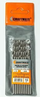 Сверло по металлу класс в, цилиндрический хвостовик 1,1 MM