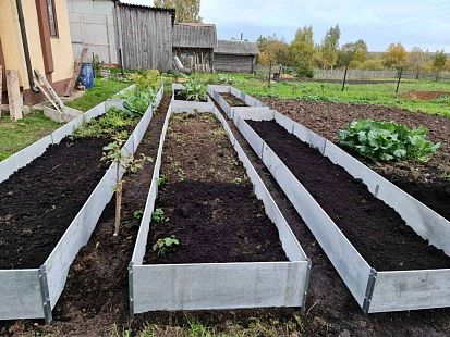 Профиль асбестоцементный для грядок H-образный