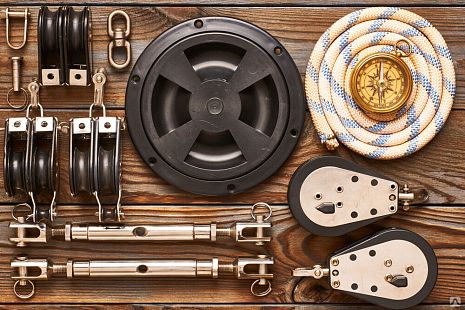 Зажим для троса с 2-мя гайками арт 9074 (аналог DIN741) нержавеющий а2 М 3