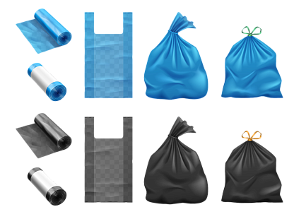 Пакет майка 43x64 см 18 мкм пачка 100 штук